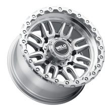 Load image into Gallery viewer, Weld Off-Road Swift 17x9in - 8x165.1 BP - ET-12 - 125.1mm CB - Gloss Silver Machined Wheel &amp; Ring