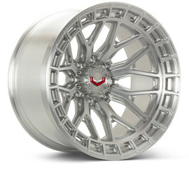 Vossen LCX-02 24x12 - 8x170 - ET44 - Ultra Deep - 125.1 - Brushed Gloss Clear Wheel