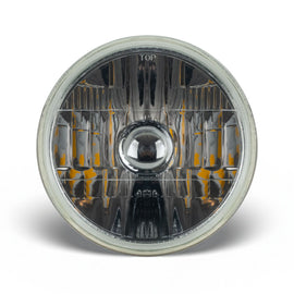 Oracle 7 IN. Sealed Beam Glass Lens Headlight – Non-Halo (Compatible with H4 LED Bulbs)