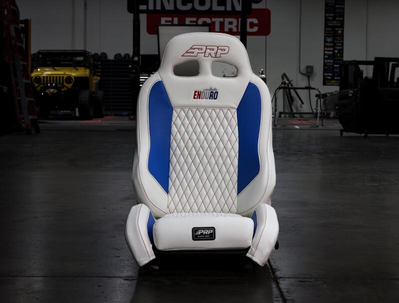 PRP EnduroCrawl Reclining Suspension Seat - Black/Purple Vinyl - Passenger