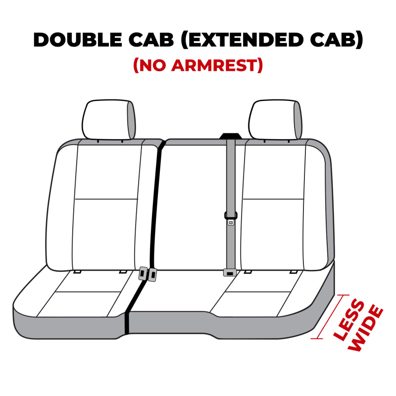 Covercraft 14-18 Chevrolet Silverado Carhartt SeatSaver Custom Second Row Seat Covers - Gravel