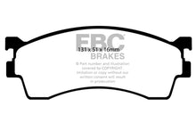 Load image into Gallery viewer, EBC 01-04 Mazda Protege 2.0 (Rear Drums) Greenstuff Front Brake Pads