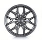 Vossen HF6-4 22x10 - 8x165.1 - ET-18 - Super Deep Face - 125.1 - Hyper Gunmetal Wheel