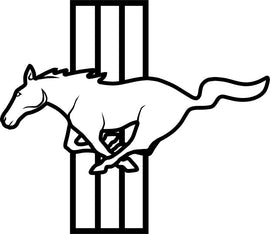 Covercraft 65-70 Ford Mustang Custcom UVS100 Susncreen w/ Black Mustang Logo