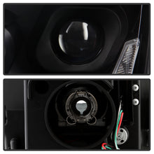 Load image into Gallery viewer, Spyder 13-19 Peterbilt 579 Driver Side Projector Headlights - Black (PRO-YD-PB57914-SEQ-L-BK)