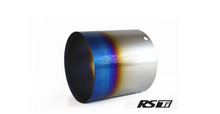 Load image into Gallery viewer, GReddy Burnt Titanium Tip (105mm Dia/120mm Length) for Revolution RS/RS-TI/RS-Race