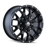 Mayhem 8015 Warrior 17x9 / 8x170 BP / -12mm Offset / 125.2mm Hub Matte Black Wheel
