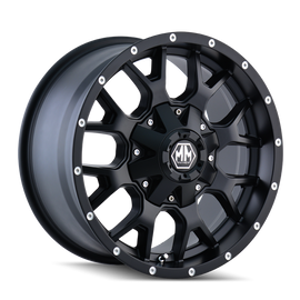 Mayhem 8015 Warrior 17x9 / 8x170 BP / 18mm Offset / 125.2mm Hub Matte Black Wheel