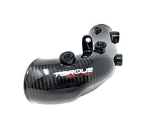 Load image into Gallery viewer, Torque Solution 02-07 Subaru WRX/04-21 STI HD Hard Turbo Inlet - Carbon Fiber - OEM / 3.3in Inlet
