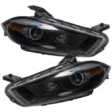 Oracle 13-16 Dodge Dart SMD HL - Black - Halogen - ColorSHIFT w/ BC1 Controller