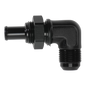 DeatschWerks 10AN Male Flare Bulkhead to 1/2in Hose Barb 90-Degree