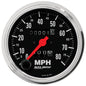 Autometer Traditional Chrome 3-3/8in 80 MPH Mechanical Speedometer