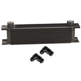 10 Row Series 10000 Stack Plate Oil Fluid Cooler, 90 degree swivel -8AN