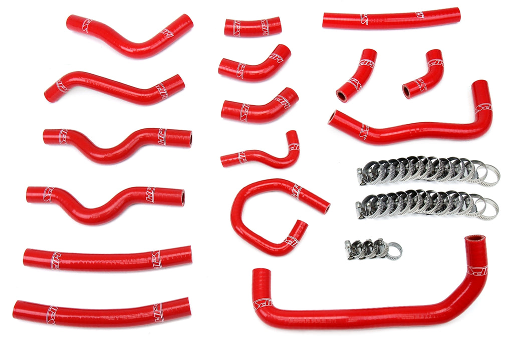 HPS Performance Silicone Hose Kit - Heater Hose 57-1913-RED
