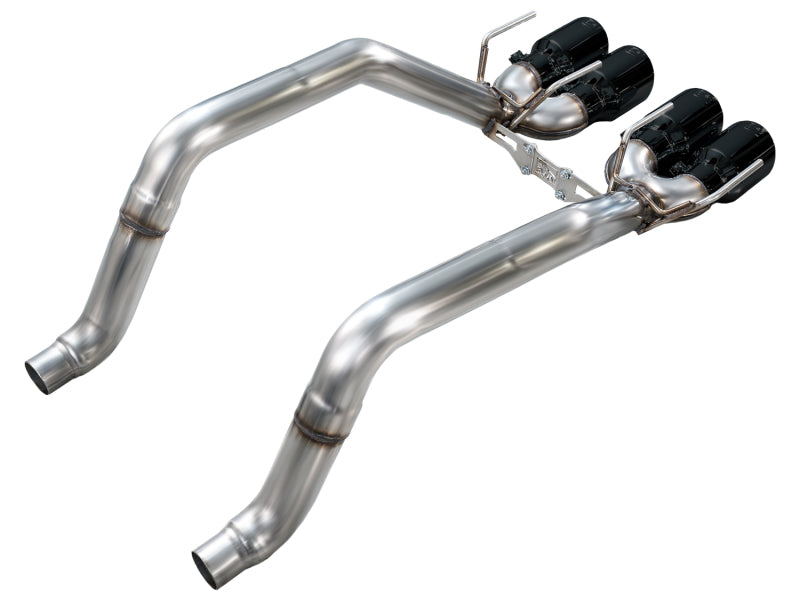 AWE Tuning 05-07 C6 Chevrolet Corvette 6.0L Track Edition Axleback Exhaust w/ Diamond Black Tips