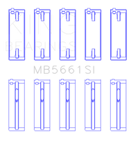 Load image into Gallery viewer, King Audi / Volkswagen ADZ/AWT/APK 1.6/1.8/2.0L Crankshaft Main Bearing Set (Set of 5) (Size +0.5)