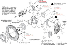 Load image into Gallery viewer, Wilwood kit rear EPB XRS4R big ford new style 2.50 offset 12.88 rotor SRP red
