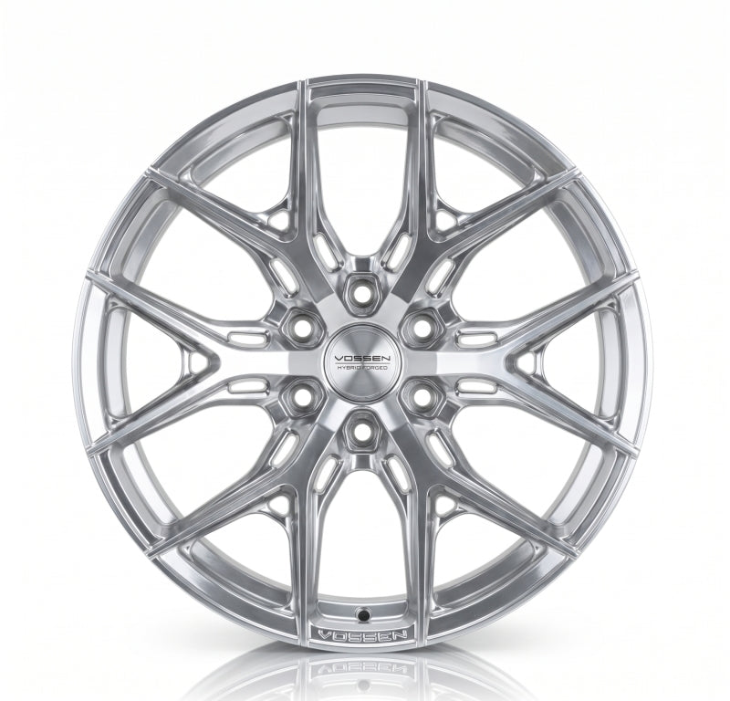 Vossen HF6-4 22x10 - 8x165.1 - ET-18 - Super Deep Face - 125.1 - Silver Polished Wheel