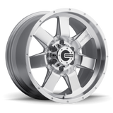 Mamba M14 18x9 6x139.7 ET12 Machined Face Silver / Drill Holes