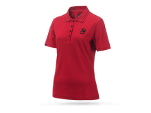 Load image into Gallery viewer, Akrapovic Corpo Polo Red Womens - L