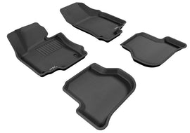 3D MAXpider 2005-2010 Volkswagen Jetta Kagu 1st & 2nd Row Floormats - Black