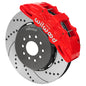 Wilwood Ford Mustang II Ford SX6R Front Brake Kit w/ 15.00in Drilled & Slotted Rotor - Red