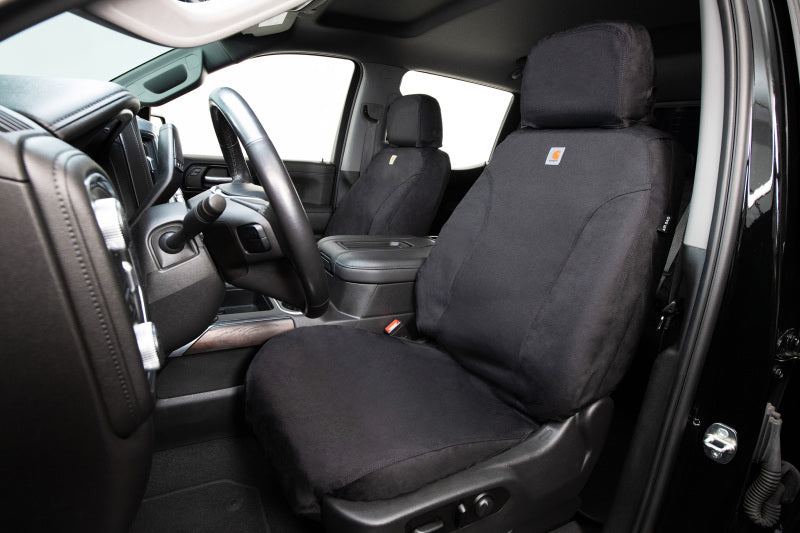 Covercraft 22-26 GMC Sierra 1500 Carhartt Super Dux SeatSaver Front Row Custom Seat Cover - Black