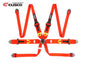 Cusco Universal 6 Point 3in Shoulder 3in Lap (HANS) w/Eyebolts (7/16-20UNF) FIA Racing Harness- Red