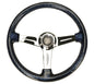 NRG Reinforced Steering Wheel (350mm / 2in. Deep) Matsuri Clear Acrylic w/ NeoChrome Spoke