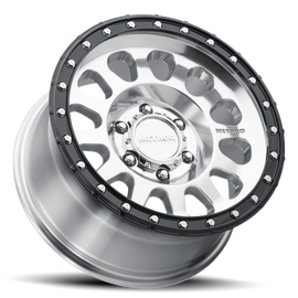 Method MR315 17x8.5 0mm Offset 6x135 87mm CB Polished Wheel - Gloss Black Lip