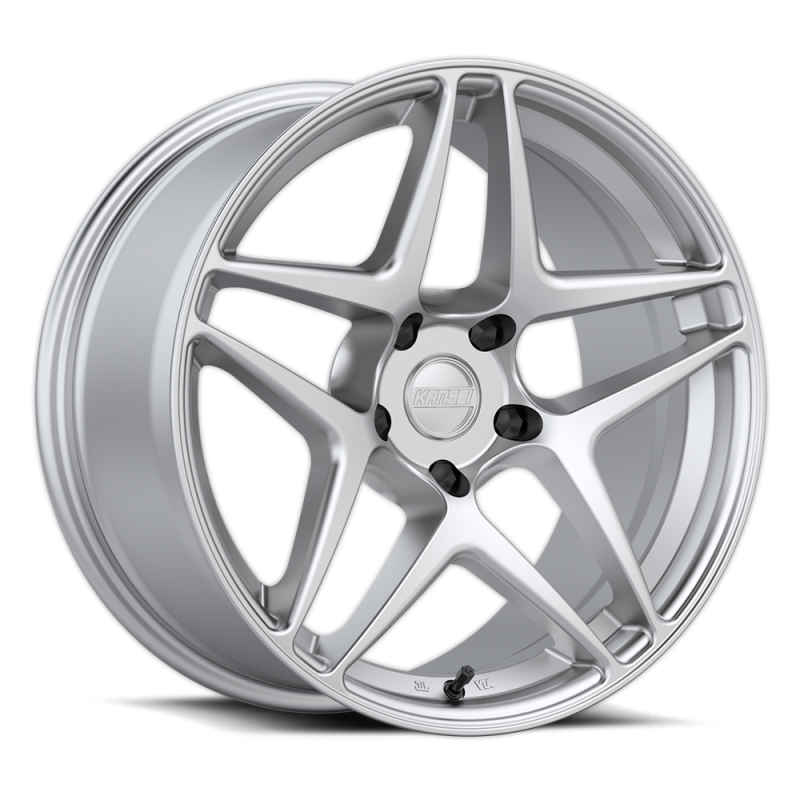 Kansei K15H Astro 19x8.5in / 5x114.3 BP / 35mm Offset / 73.1mm Bore - Hyper Silver Wheel