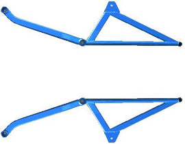 Cusco Power Brace ZVW40/ZVW41 Toyota Prius Center Underbrace