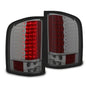 Raxiom 07-13 Chevrolet Silverado 1500 LED Tail Lights- Black Housing- Smoked Lens