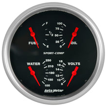 Load image into Gallery viewer, Autometer Sport-Comp Quad 5in. - 240 OhmE-33 OhmF