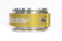 Load image into Gallery viewer, GReddy 3.0 Inch Gold Anodized Aluminum Boost Tube Clamp Set