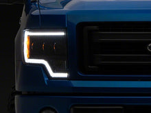 Load image into Gallery viewer, Raxiom 09-14 Ford F-150 CXR Series LED Projector Headlights- Black Housing- Clear Lens