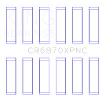 Load image into Gallery viewer, King Engine Bearings Nissan VR38DETT pMaxKote Performance Con Rod Bearing Set - Size STD