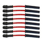 Moroso GM LS 5.7L/6.0L/6.2L/7.0L Ultra 40 8.5mm Multi-Angle Boot Ignition Spark Plug Wire Set - Red