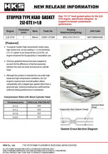 Load image into Gallery viewer, HKS STOPPER TYPE HEAD GASKET 2JZ t=1.0