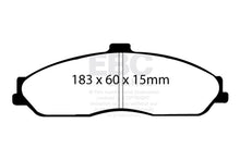 Load image into Gallery viewer, EBC 03-04 Cadillac XLR 4.6 Greenstuff Front Brake Pads