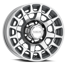 Load image into Gallery viewer, Raceline 873MC Backcountry Trailer 15x6in / 6x5.5 BP / 0mm Offset / 4.25mm Bore - Machined