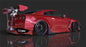 GReddy Rocket Bunny R35 V2 Front Canards (FRP)