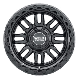 Weld Off-Road Swift 17x9in - 8x170 BP - ET-12 - 125.1mm CB - Gloss Black Wheel & Ring