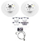 Power Stop 18-19 Jaguar E-Pace Rear Z36 Coated Truck & Tow Brake Kit