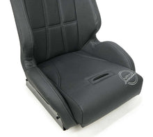 Load image into Gallery viewer, NRG Defender Water Resistant Steel Frame Susp. Seat - Silver w/Black Trim/Defender Logo/Side Bracket