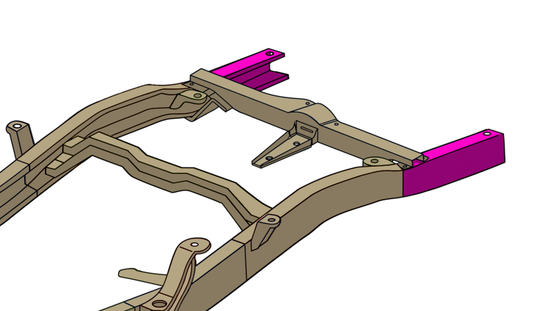 Rustbuster Raer Frame Section Right Side