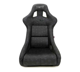 NRG FRP Bucket Seat (Large) Prisma Edition w/ Orange Pearlized Back - Spooky Edition (Spiders/Bats)