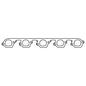 Cometic Chrysler VX I/ZB II Viper .040 inch MLS Exhaust Manifold Gasket