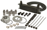 10 Row Series 10000 Stack Plate Universal Engine Oil Cooler Kit Sandwich Adapter