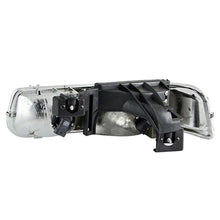 Load image into Gallery viewer, Raxiom 99-02 Chevrolet Silverado 1500 Axial Series Euro Headlights- Black Housing- Clear Lens